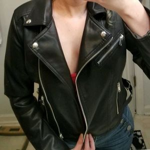 NEW Faux Leather Jacket